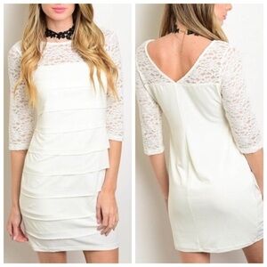 🎊HP🎊🆕Petite size-ivory dress misses.